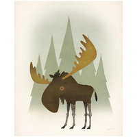 Forest Moose -Paper Art-18&quotx22"