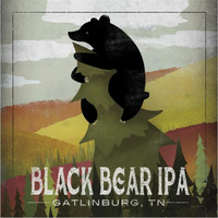 Leaf Peeper Black Bear IPA -Paper Art-38"x38"