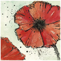 Not a California Poppy IV -Paper Art-20&quotx20"