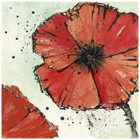 Not a California Poppy IV -Paper Art-42&quotx42"