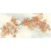 Peach Blossoms II -Paper Art-26"x14"