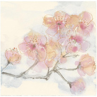 Pink Blossoms III -Paper Art-32"x32"