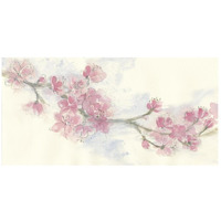 Cherry Blossoms II Crop -Paper Art-26"x14"