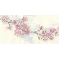 Cherry Blossoms II Crop -Paper Art-38"x20"