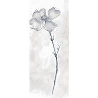 Solitary Dogwood III Gray -Paper Art-32&quotx77"