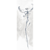 Solitary Dogwood IV Gray -Paper Art-26&quotx74"