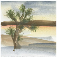 Desert Joshua Tree -Paper Art-26"x26"