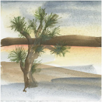 Desert Joshua Tree -Paper Art-32&quotx32"