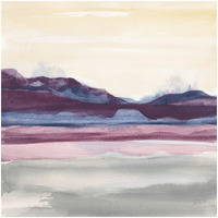 Purple Rock Dawn II -Paper Art-32"x32"