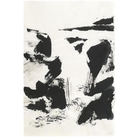 Sumi Waterfall VI -Paper Art-18"x26"