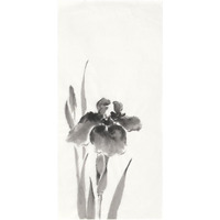 Japanese Iris III -Paper Art-32"x62"