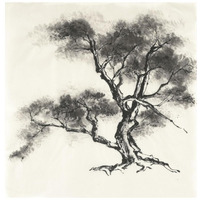 Sumi Tree II -Paper Art-20"x20"