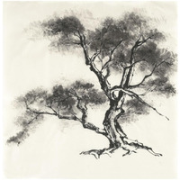 Sumi Tree II -Paper Art-32"x32"