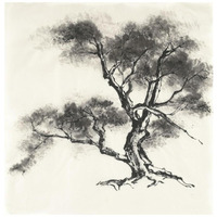 Sumi Tree II -Paper Art-42"x42"