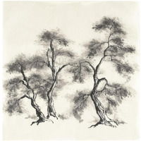 Sumi Tree III -Paper Art-26&quotx26"