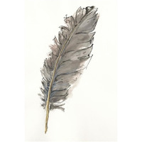 Gold Feathers VII -Paper Art-42"x62"