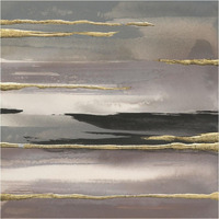 Gilded Morning Fog II Gold -Paper Art-38"x38"