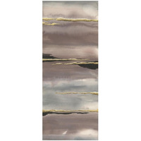 Gilded Morning Fog III Gold -Paper Art-14"x32"