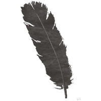 Black Feather V -Paper Art-22"x32"