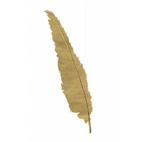 Pure Gold Feather VI -Paper Art-42&quotx62"