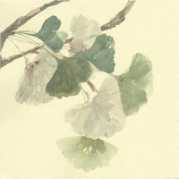 Gingko Leaves I -Paper Art-38&quotx38"