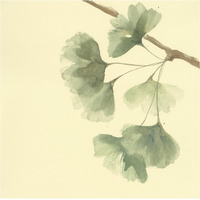 Gingko Leaves III -Paper Art-38&quotx38"