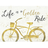 Golden Ride III -Paper Art-18"x14"