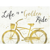 Golden Ride III -Paper Art-50"x38"