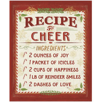 Holiday Recipes I -Paper Art-18"x22"