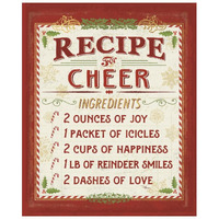 Holiday Recipes I -Paper Art-22&quotx26"