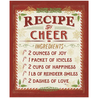 Holiday Recipes I -Paper Art-24"x30"