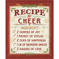 Holiday Recipes I -Paper Art-30"x37"