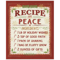 Holiday Recipes II -Paper Art-22"x26"