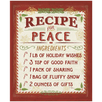 Holiday Recipes II -Paper Art-24"x30"