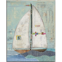 At the Regatta I -Paper Art-30"x37"