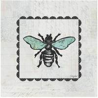 Bee Stamp -Paper Art-42"x42"