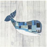 Wind and Waves II Nautical -Paper Art-26&quotx26"