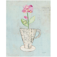 Teacup Floral III on Print -Paper Art-18"x22"