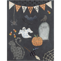 Halloween Whimsy II -Paper Art-14&quotx18"