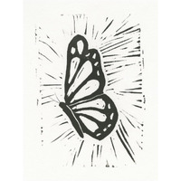 Butterfly Element I -Paper Art-20"x26"