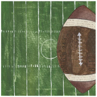 On the Field I -Paper Art-26"x26"