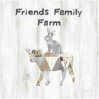 Farm Family VIII -Paper Art-42"x42"