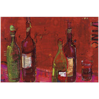 Vino Rojo -Paper Art-50"x34"