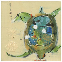 Chentes Turtle -Paper Art-26&quotx26"