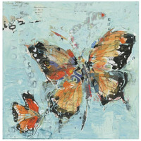 Monarch II Light Blue -Paper Art-26&quotx26"