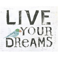 Live Your Dreams -Paper Art-22"x18"