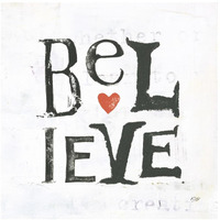 Believe -Paper Art-20"x20"