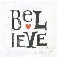 Believe -Paper Art-26"x26"