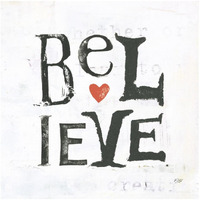 Believe -Paper Art-32&quotx32"