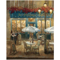 Paris Cafe I Crop -Paper Art-18"x22"